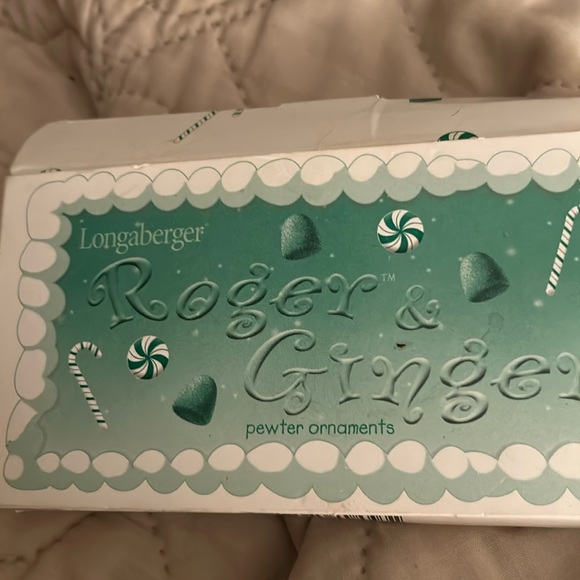 Roger &Ginger pewter longenberger ornaments - Picture 1 of 5